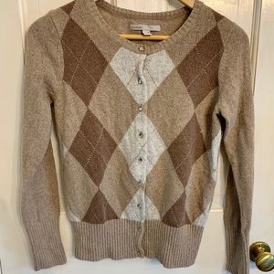 Old Navy Argyle Cardigan